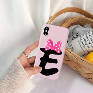 Letter Silicone IPhone Case