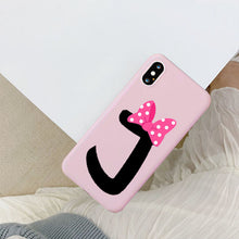 Load image into Gallery viewer, Letter Silicone IPhone Case
