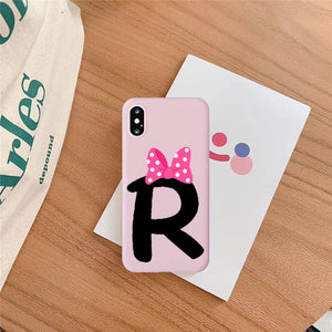 Letter Silicone IPhone Case